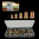 Flat Head Flange Rivet Nuts Set (120 pcs - Mixed Sizes)